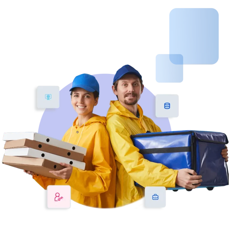 Automated process for a food delivery service